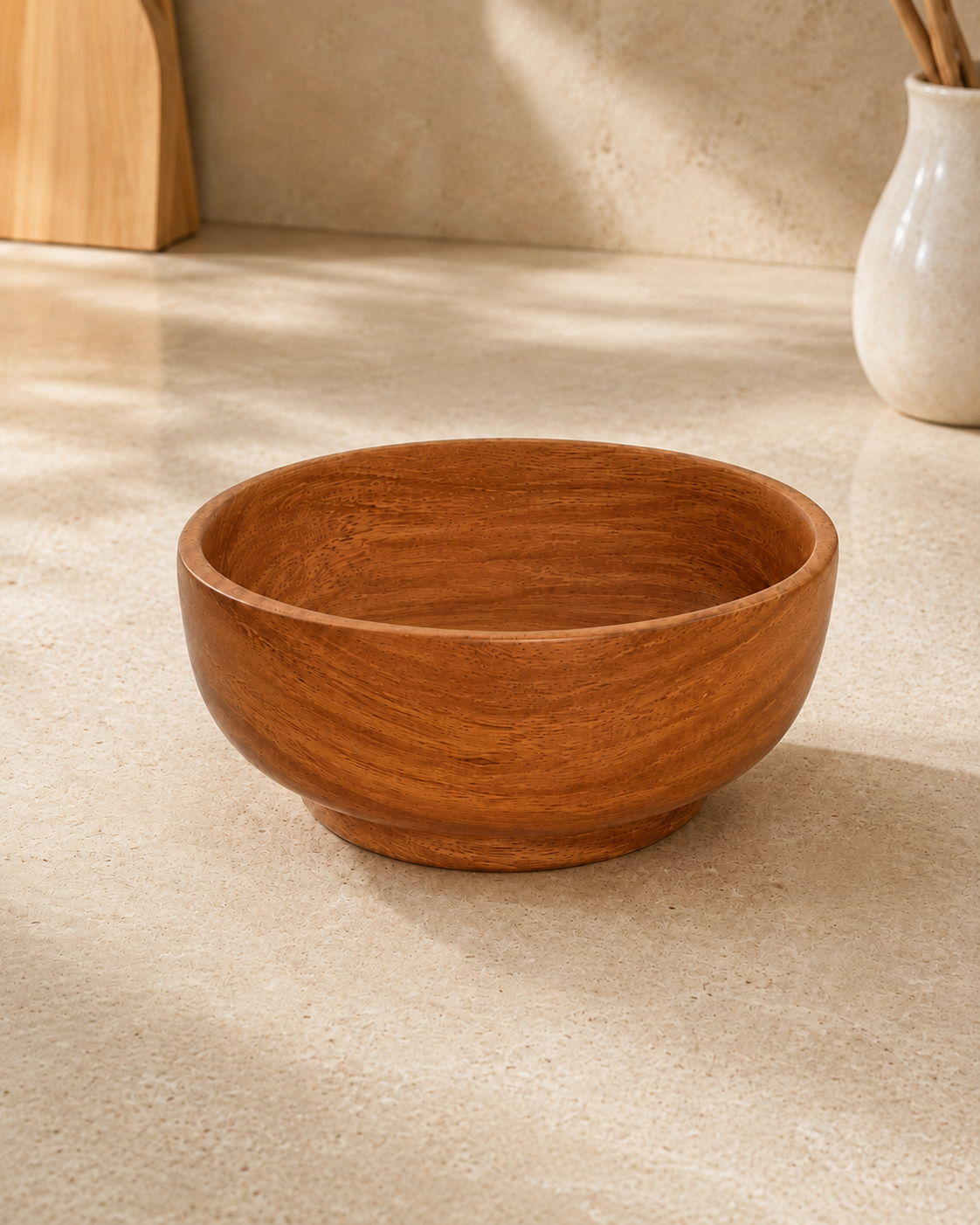 Classic Wooden Bowl — handcrafted wooden kitchenware