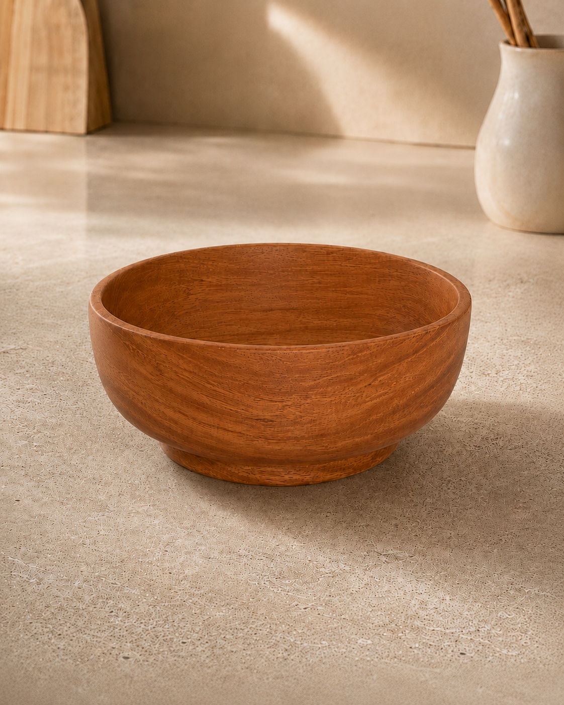 Classic Wooden Bowl — handcrafted wooden kitchenware