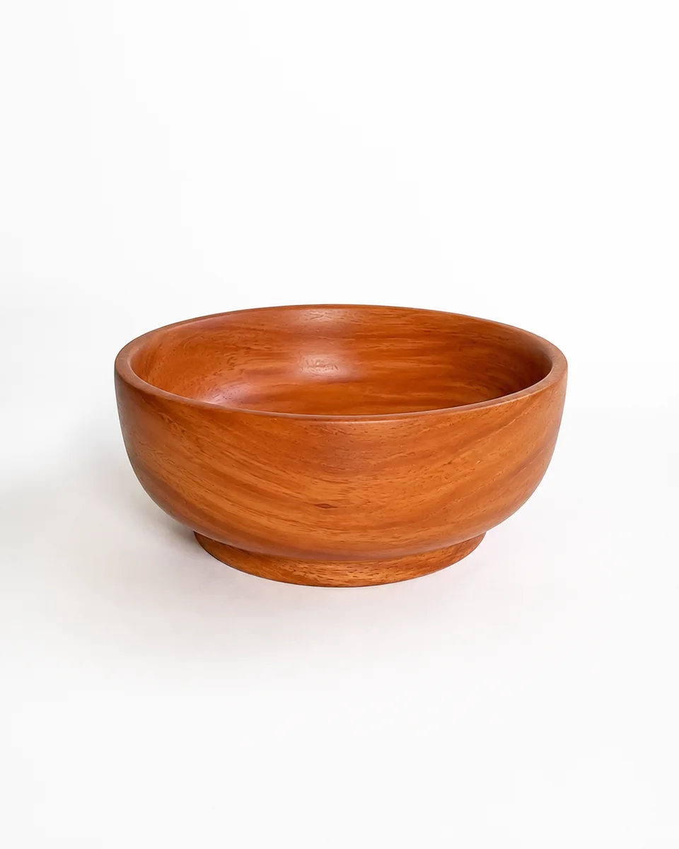 Natural wooden bowl