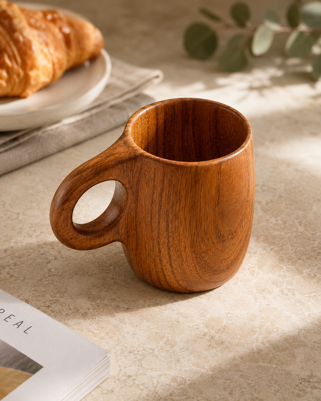Wooden Cup Tapered — handcrafted wooden kitchenware